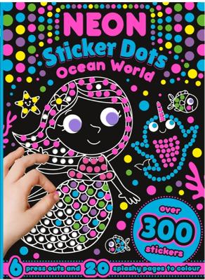 Neon Sticker Dots: Ocean World