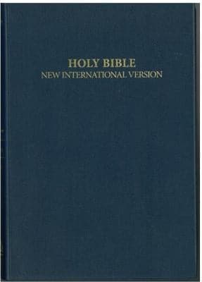 NIV Holy Bible Navy Blue (Paperback)