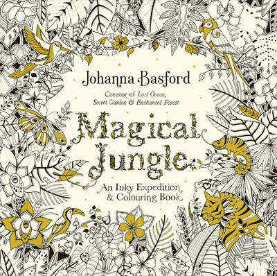Magical Jungle: An Inky Expedition & Colouring Book (Paperback)