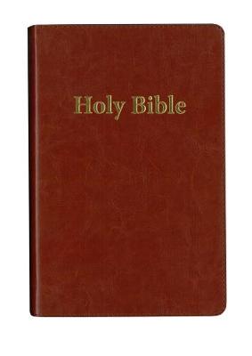 NIV Giant Print Luxury Leather Touch Tan Bible (Leather Bound)